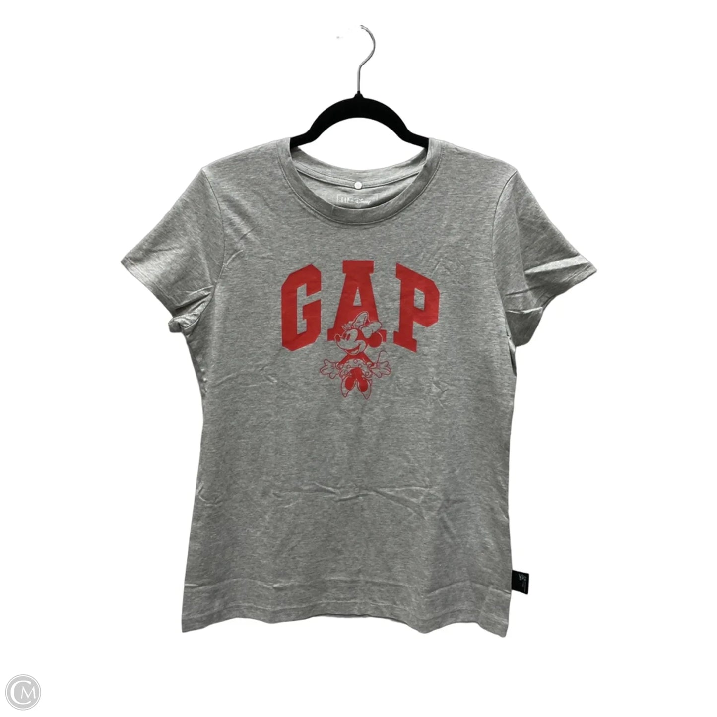 Top Short Sleeve By Gap In Grey, Size: L