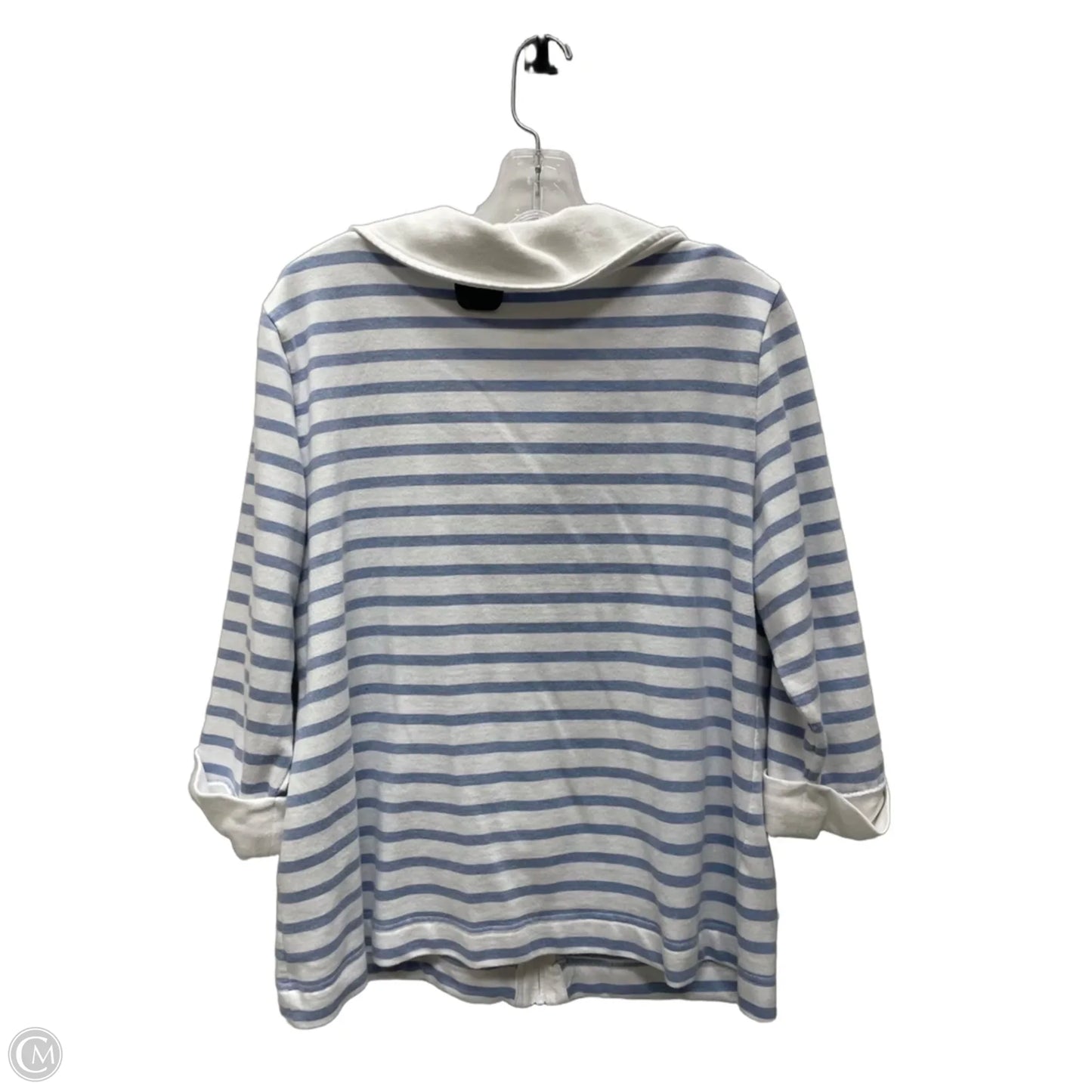 Shorts Set By Karen Scott In Striped Pattern, Size: L