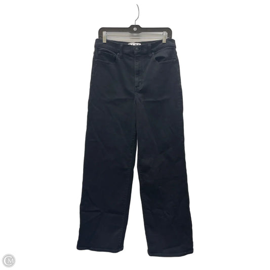 Jeans Wide Leg By Daze In Black Denim, Size: 10