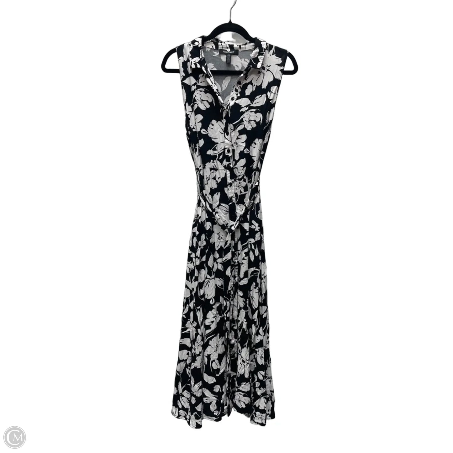 Dress Casual Short By Ellen Tracy In Tropical Print, Size: M