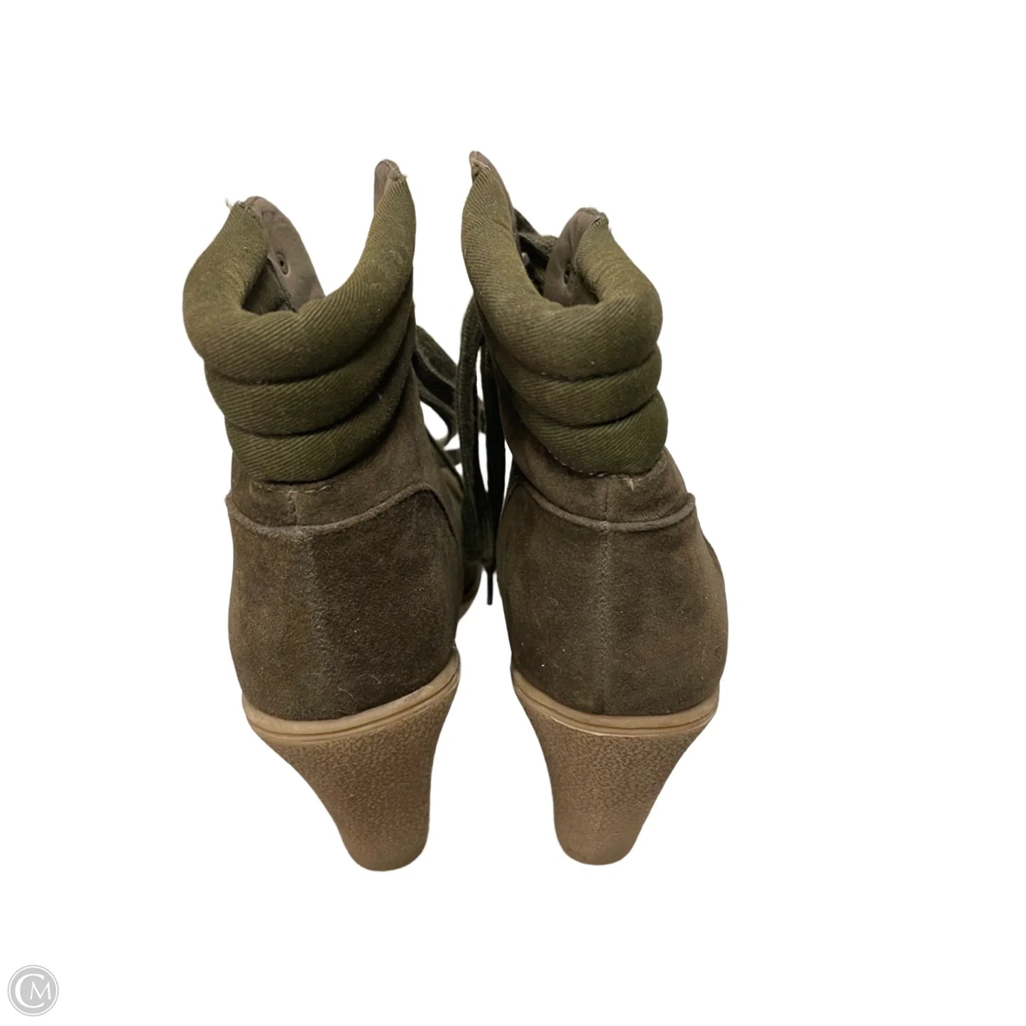 Boots Ankle Heels By Shoedazzle In Green, Size: 8.5