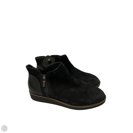 Boots Ankle Flats By SOFTWALK In Black & Brown, Size: 7.5