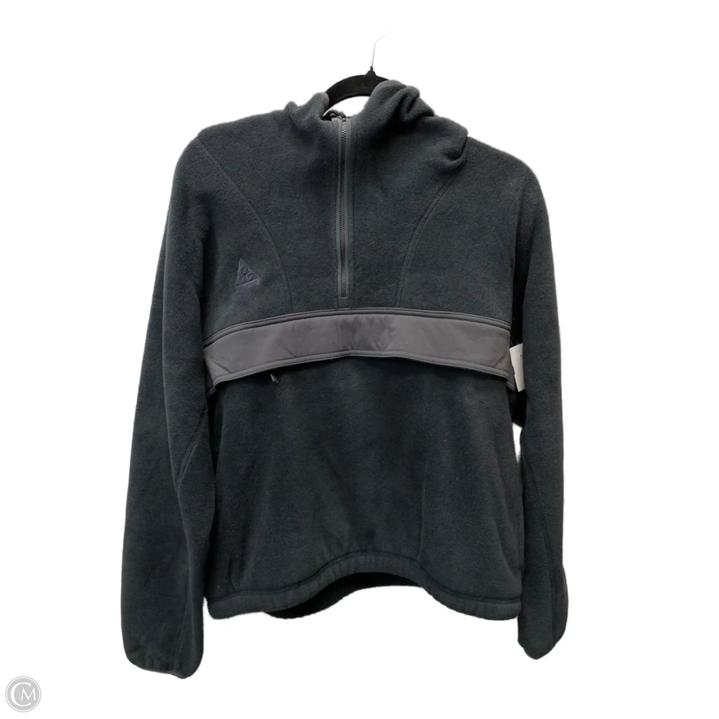 Jacket Fleece By Nike Apparel In Grey, Size: L