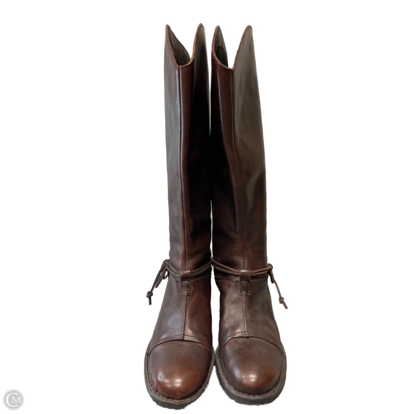 Boots Leather By Born In Brown, Size: 9.5