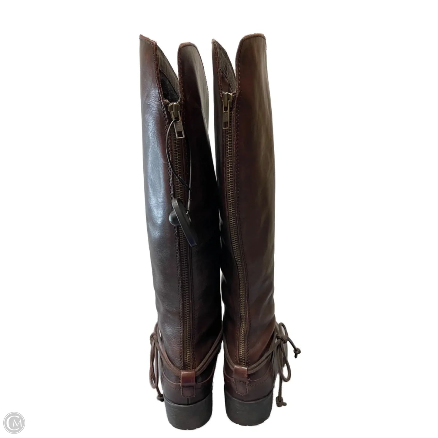 Boots Leather By Born In Brown, Size: 9.5