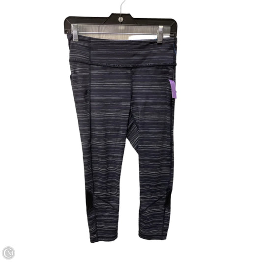 Athletic Leggings By Lululemon In Navy, Size: S