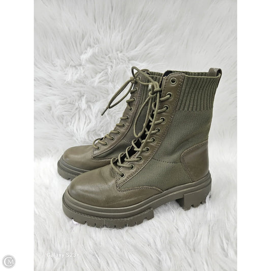 Boots Ankle Flats By Aldo In Green, Size: 6.5