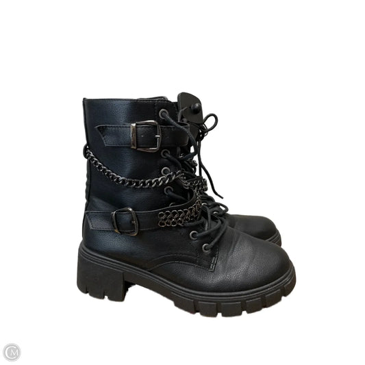 Boots Ankle Flats By Sugar In Black, Size: 6