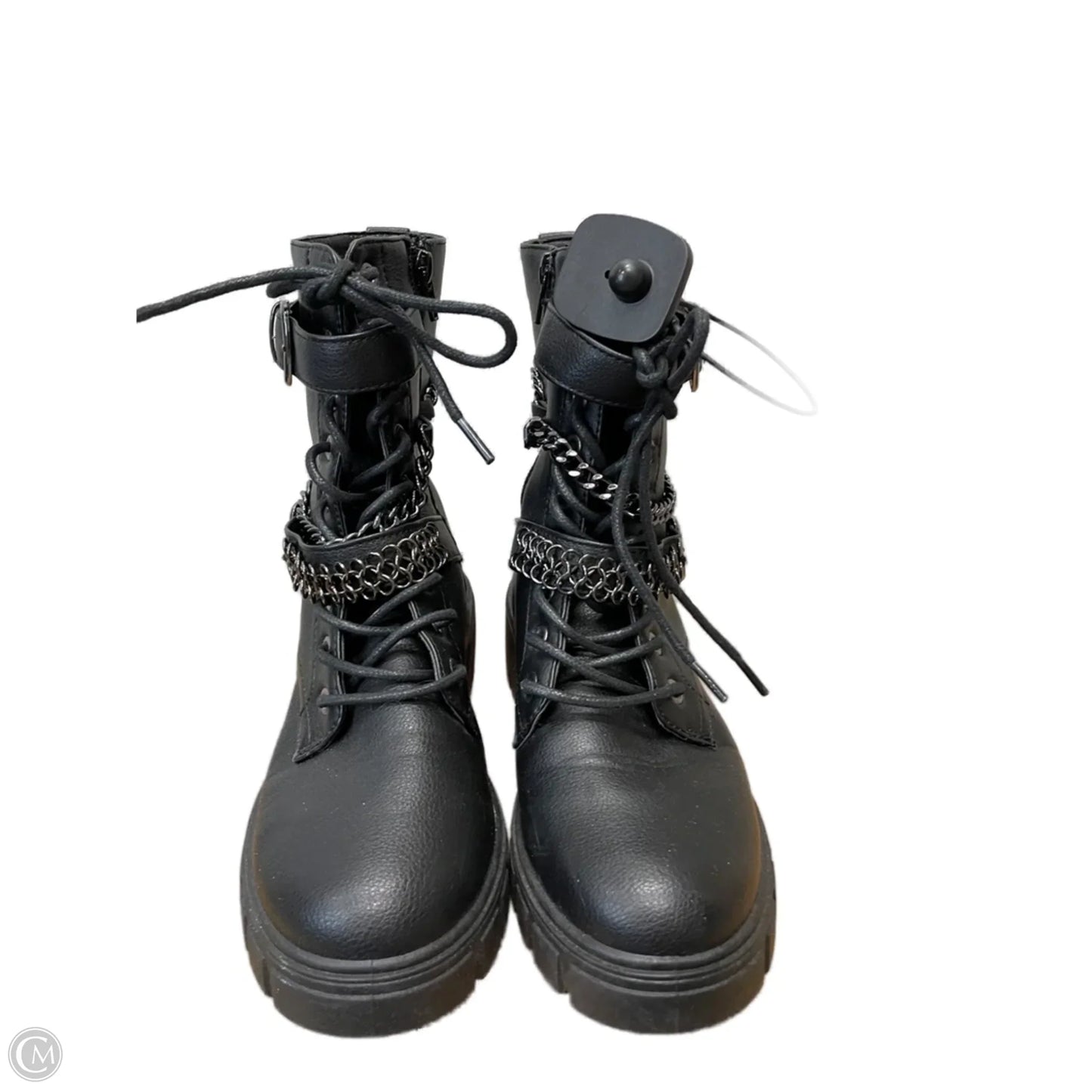 Boots Ankle Flats By Sugar In Black, Size: 6