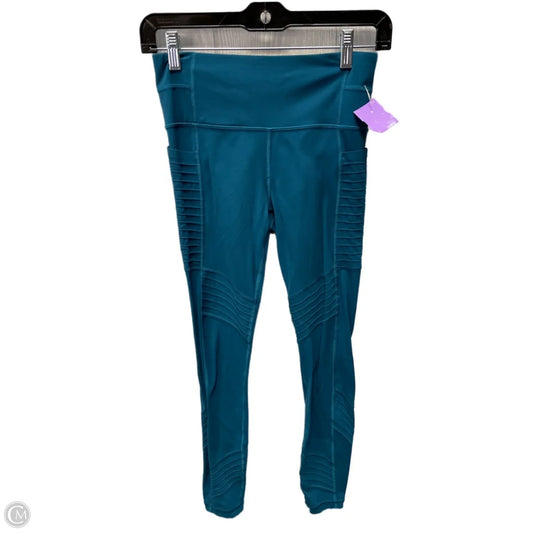 Athletic Leggings By Athleta In Teal, Size: Xs