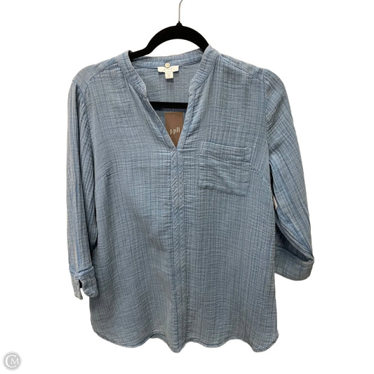 Top 3/4 Sleeve By Pure Jill In Blue, Size: Xs