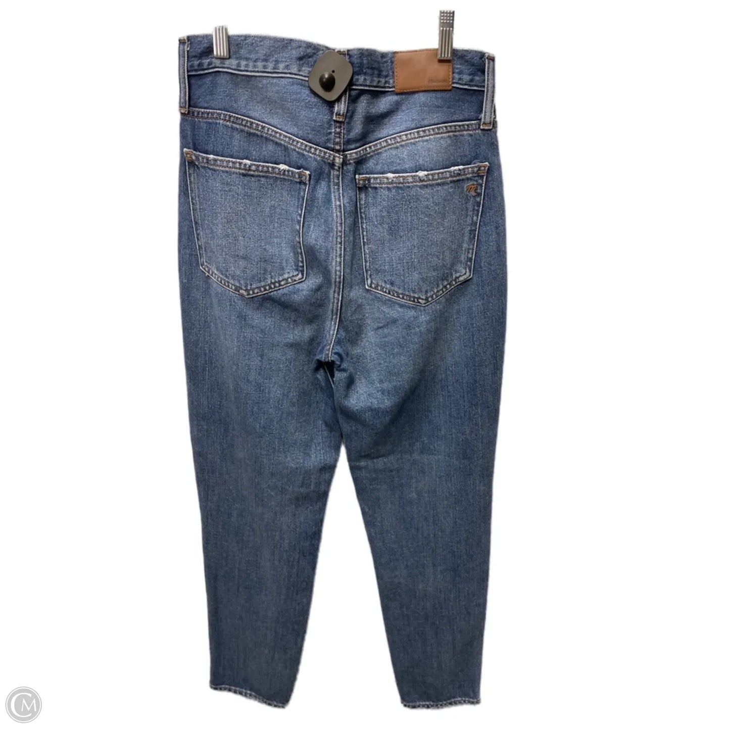Jeans Straight By Madewell In Blue Denim, Size: 4