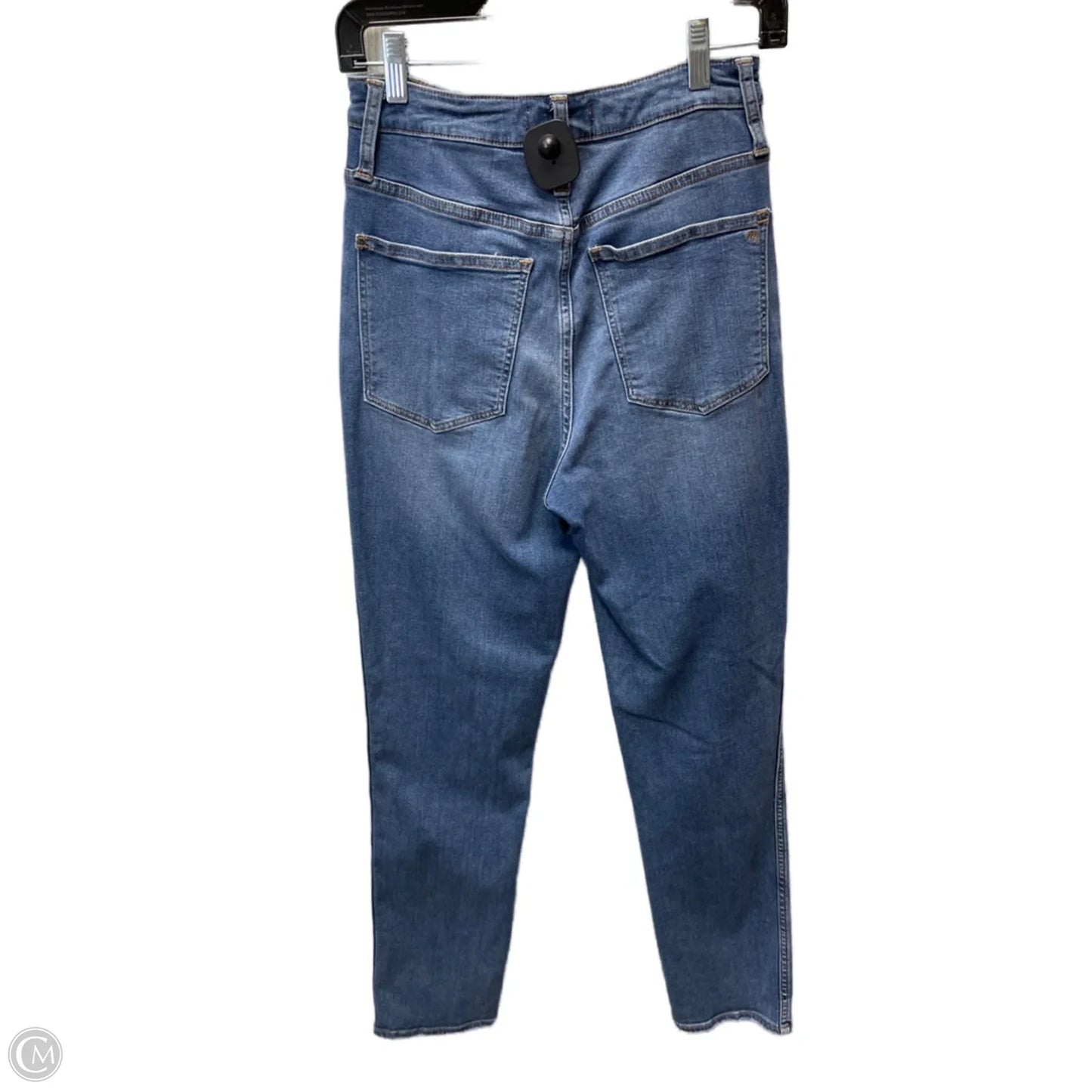 Jeans Straight By Madewell In Blue Denim, Size: 4