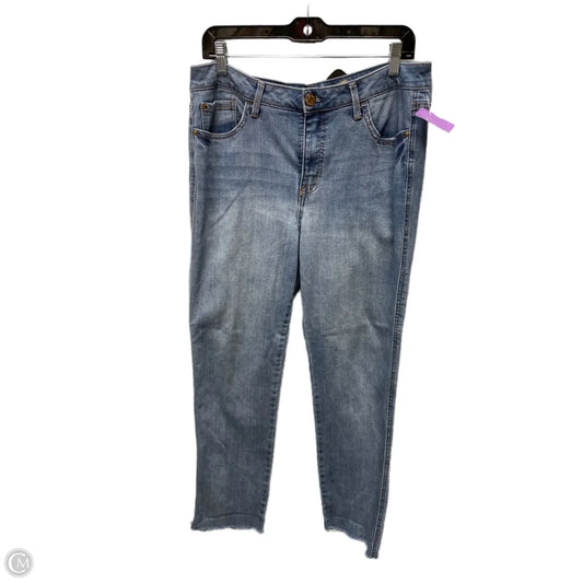 Jeans Straight By 7 For All Mankind In Blue Denim, Size: 6