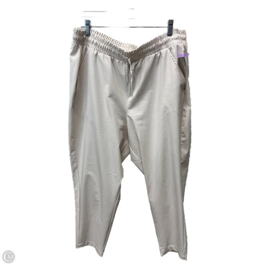 Athletic Pants By All In Motion In Cream, Size: Xl