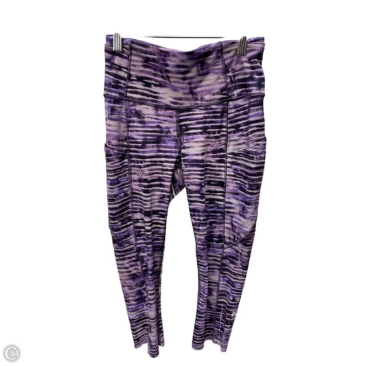 Athletic Leggings By Lululemon In Purple, Size: 4