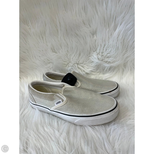 Shoes Flats By Vans In White, Size: 8