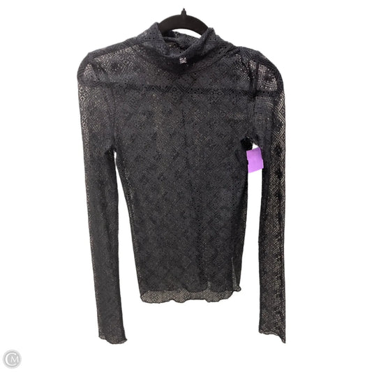Top Long Sleeve By Free People In Black, Size: S