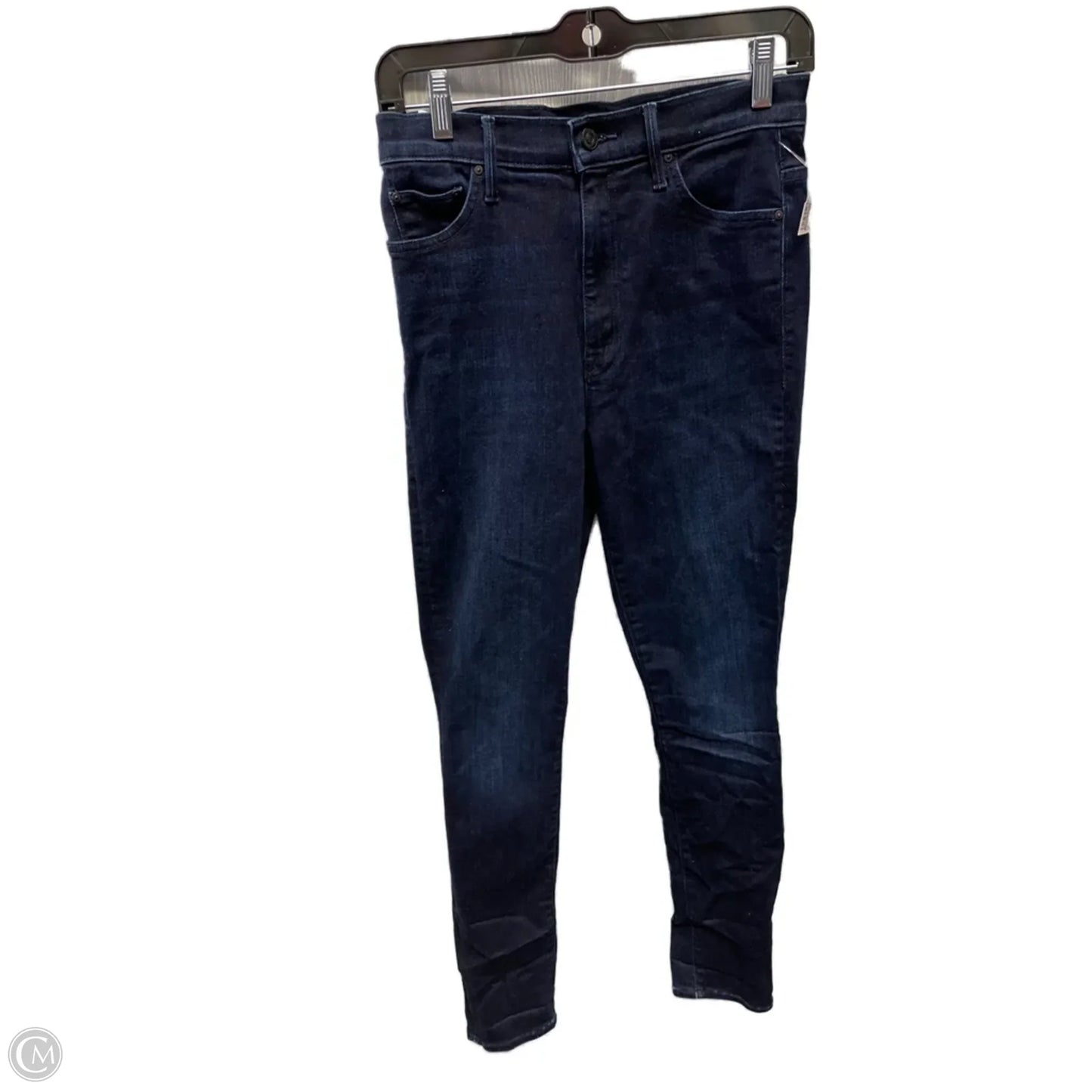 Jeans Straight By Mother In Navy, Size: 4
