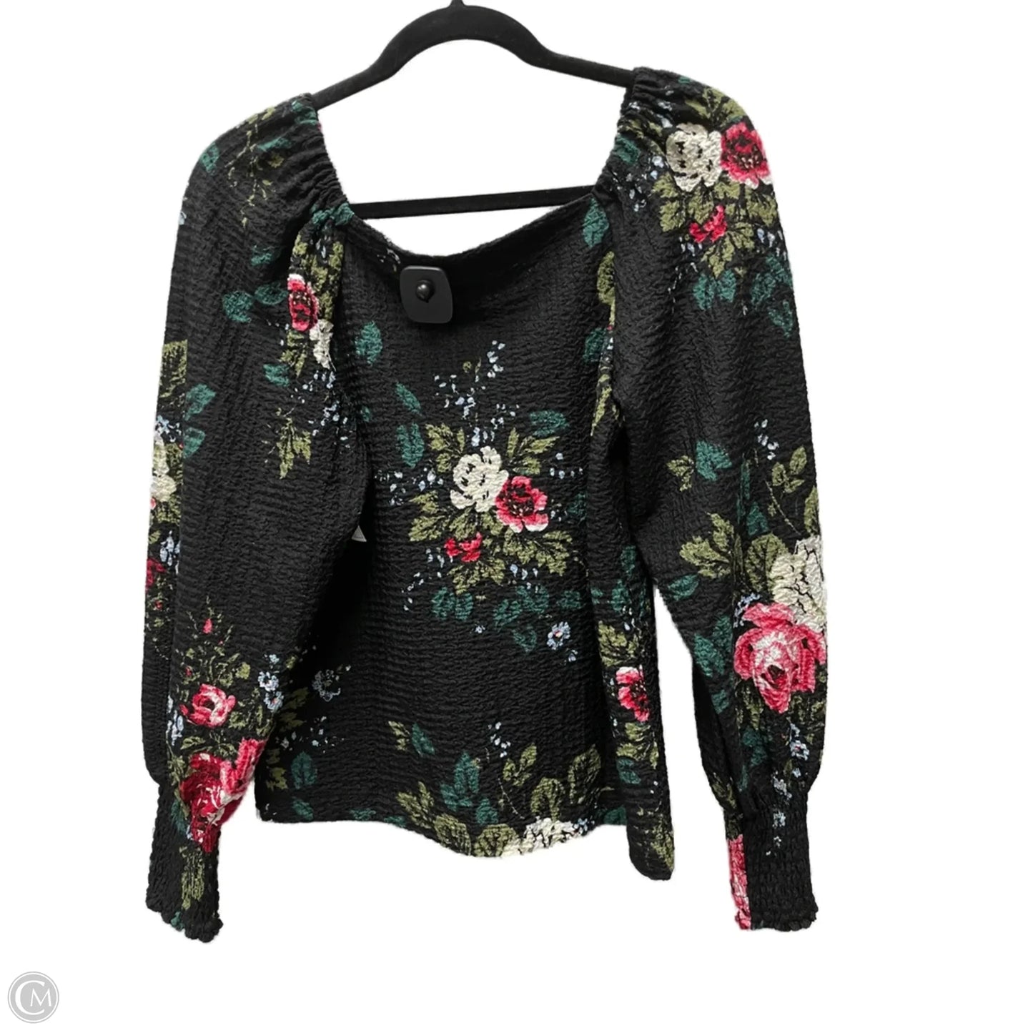 Top Long Sleeve By Loft In Floral Print, Size: S