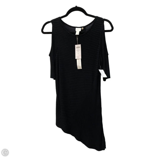 Top Short Sleeve By Chicos In Black, Size: M
