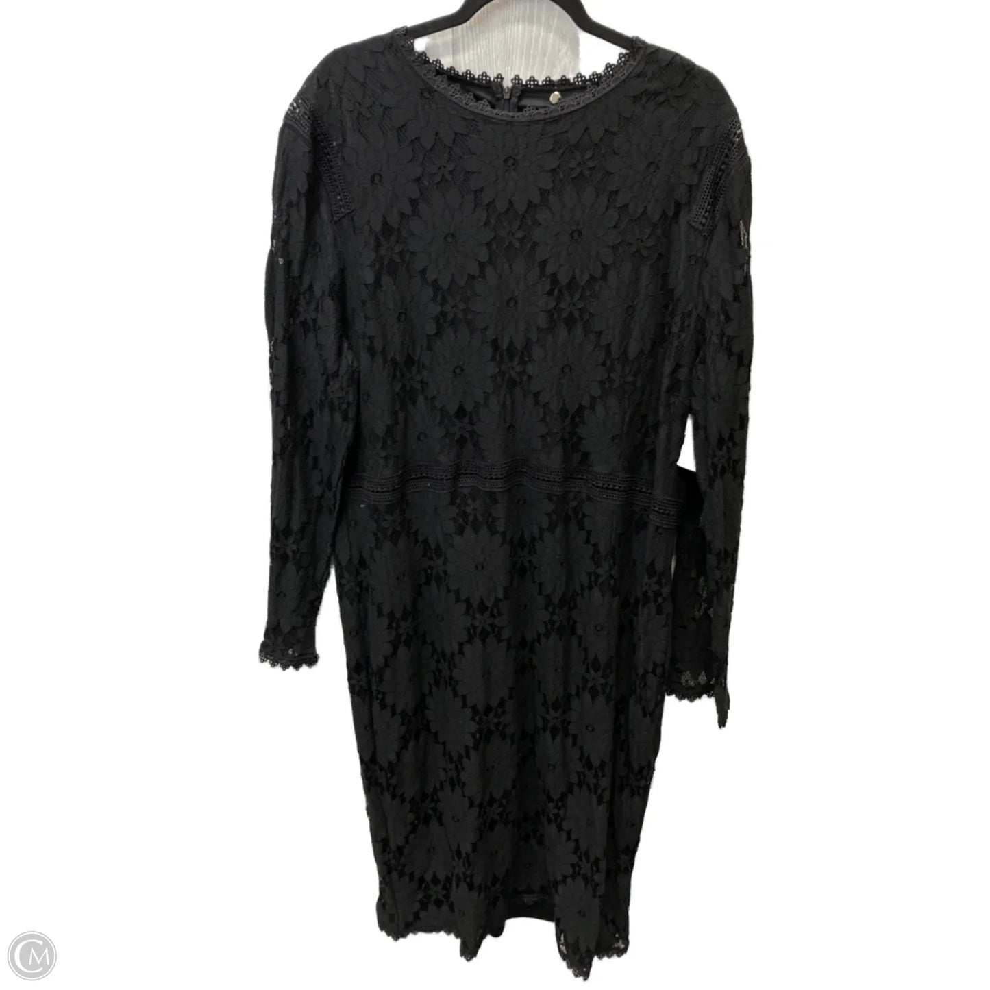 Dress Casual Midi By Boohoo Boutique In Black, Size: 3x