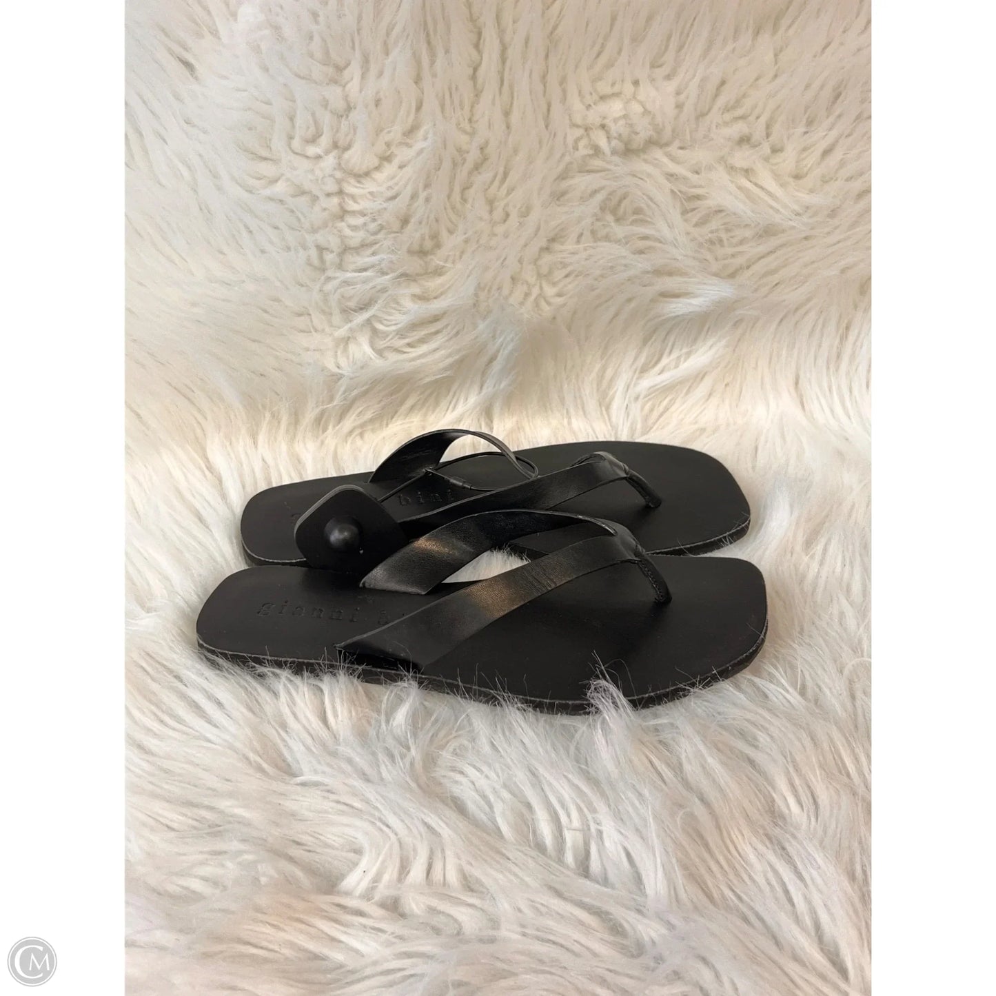 Sandals Flip Flops By Gianni Bini In Black, Size: 6