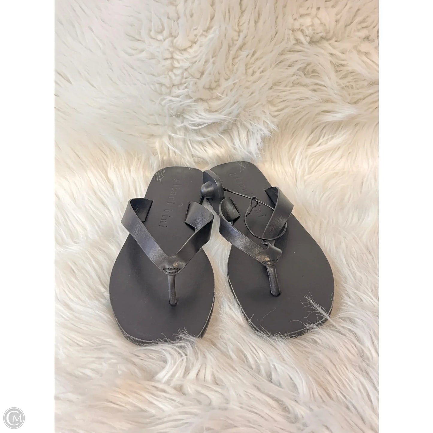 Sandals Flip Flops By Gianni Bini In Black, Size: 6