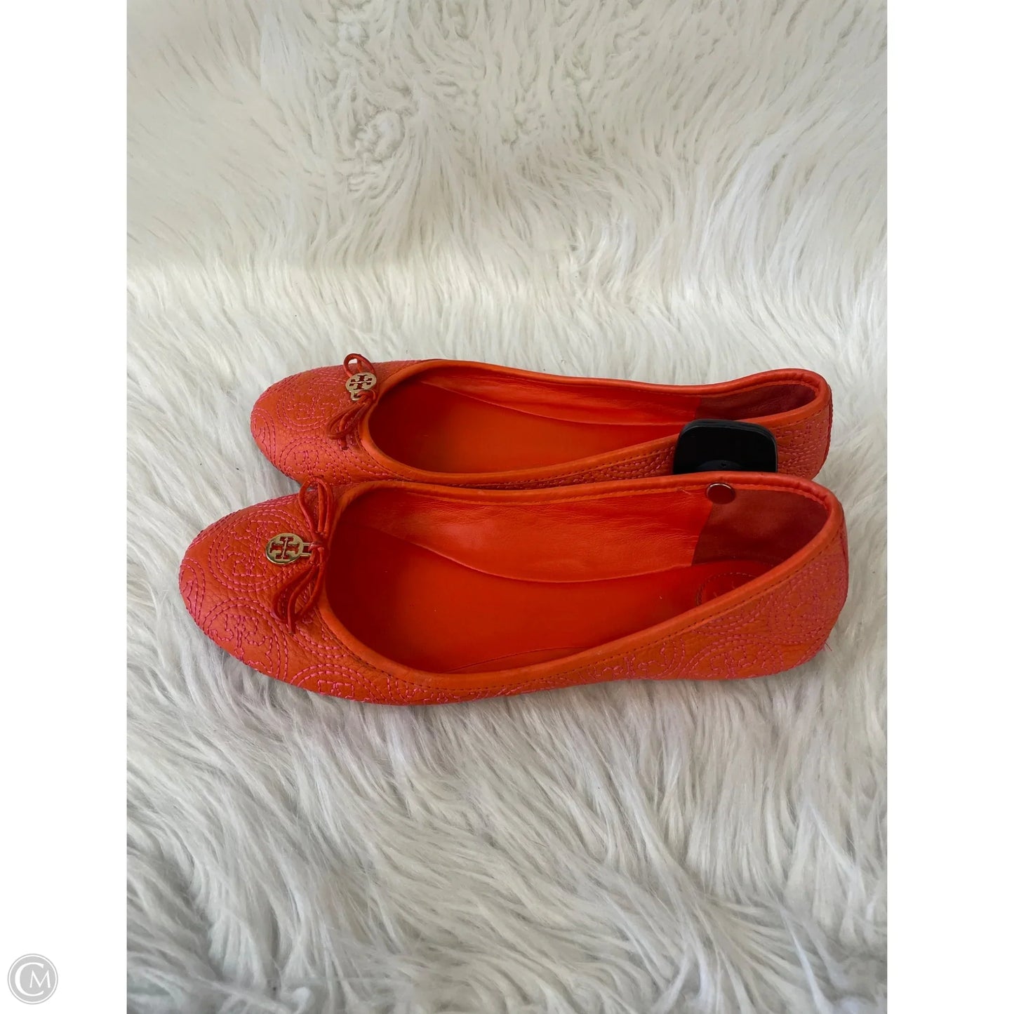 Shoes Designer By Tory Burch In Orange, Size: 10