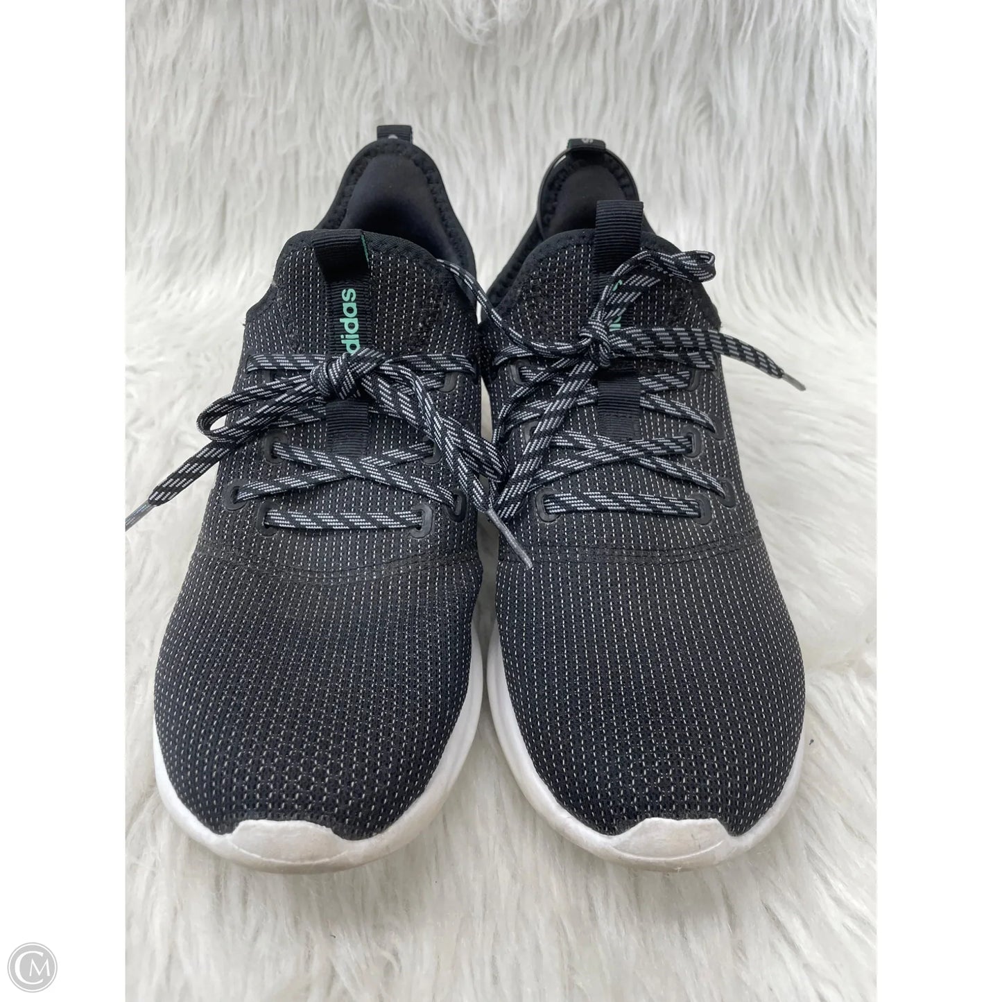 Shoes Athletic By Adidas In Black & Green, Size: 8.5