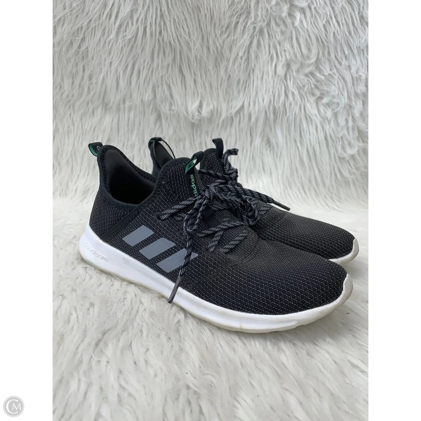 Shoes Athletic By Adidas In Black & Green, Size: 8.5