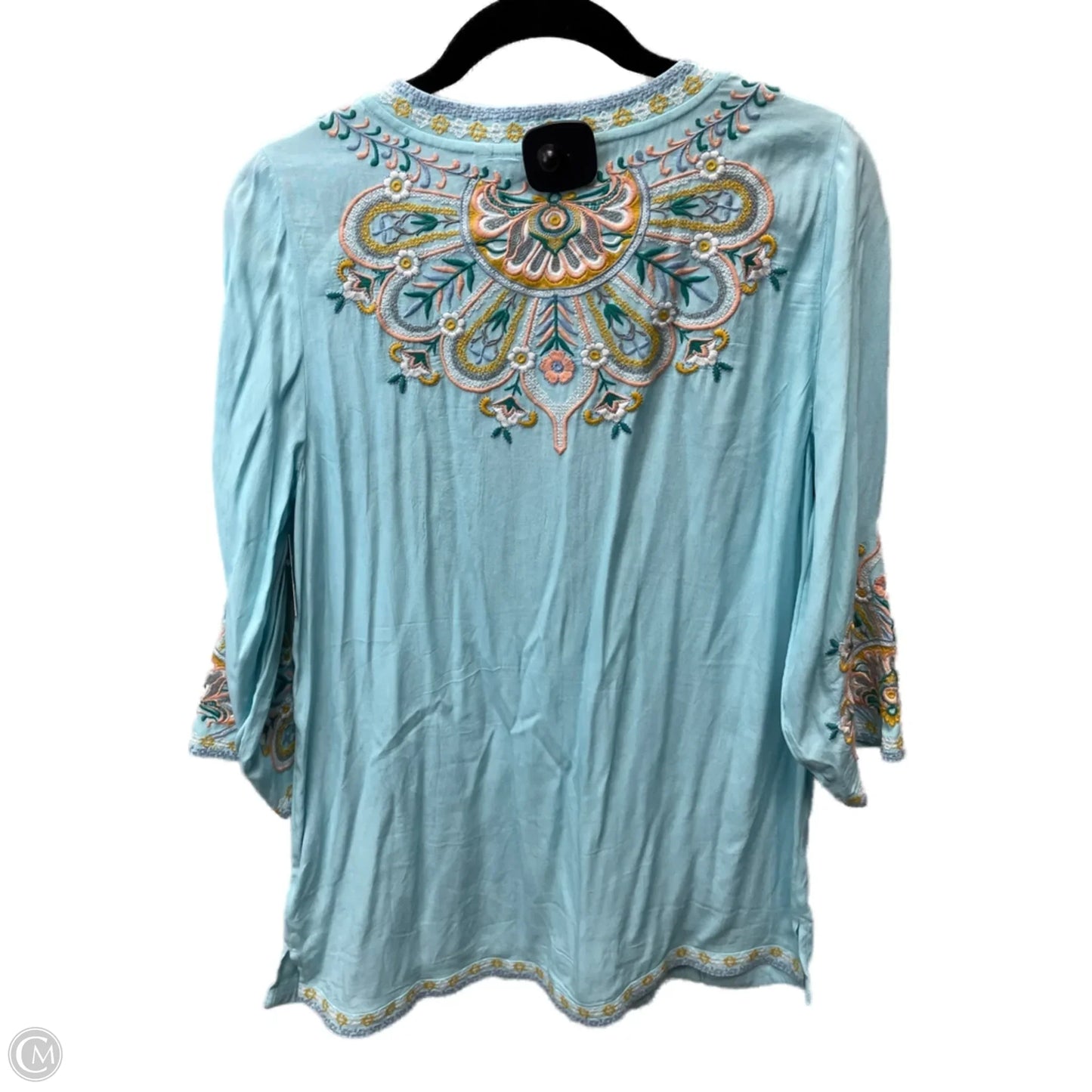 Top Long Sleeve By Soft Surroundings In Blue, Size: S