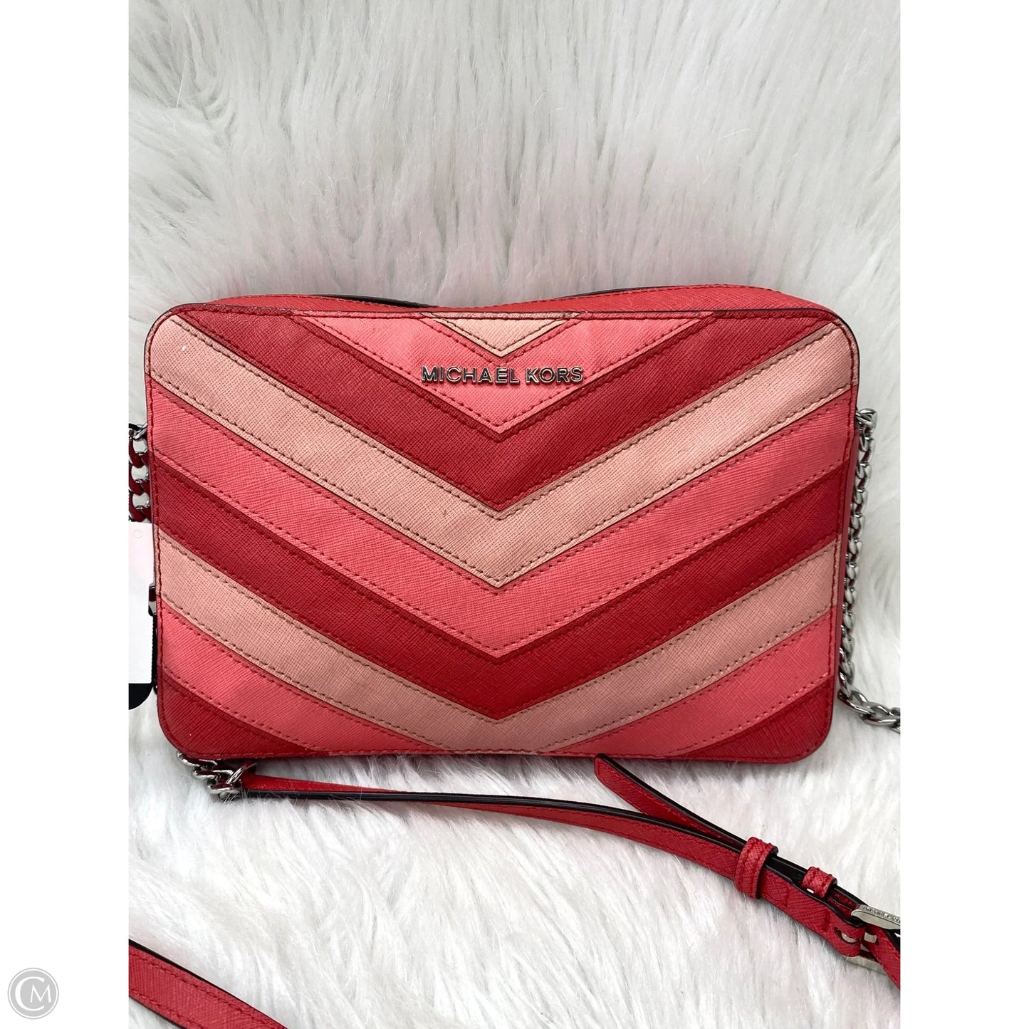 Crossbody Designer By Michael Kors, Size: Medium