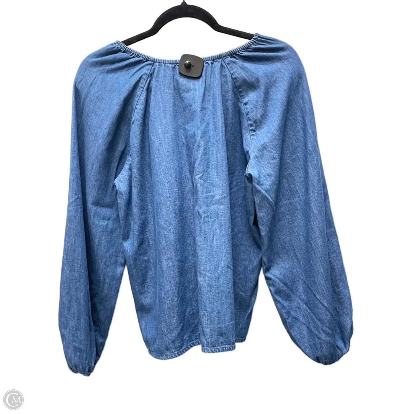 Top Long Sleeve By Loft In Blue, Size: S
