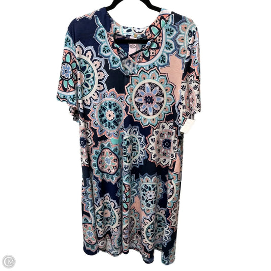 Dress Casual Short By pink coconut - In Multi-colored, Size: 3x