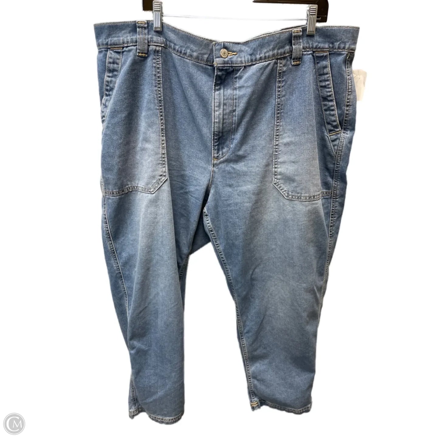 Jeans Straight By Old Navy In Blue Denim, Size: 20