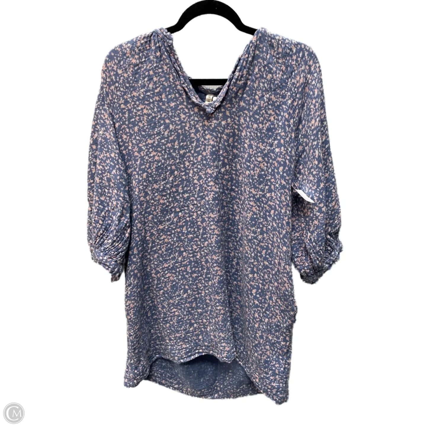 Dress Casual Short By Cma In Blue & Pink, Size: L