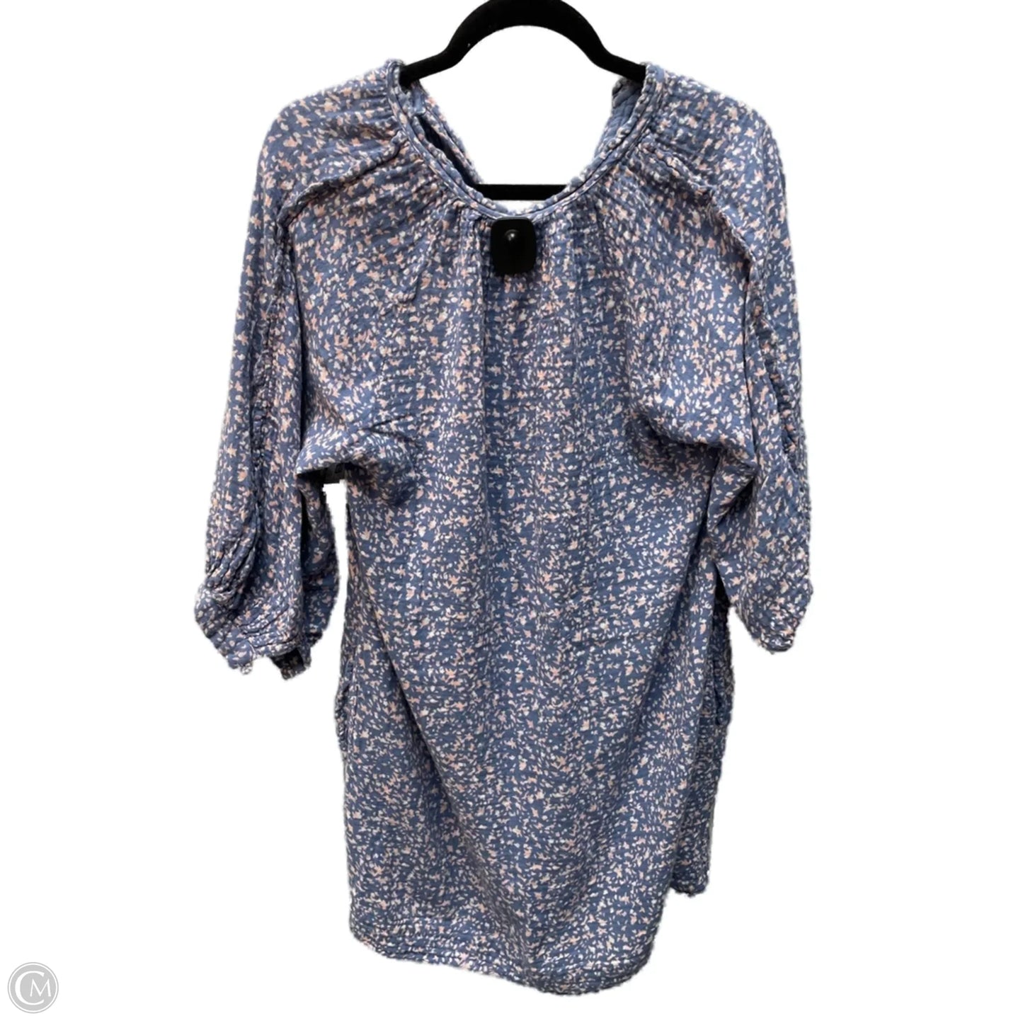 Dress Casual Short By Cma In Blue & Pink, Size: L