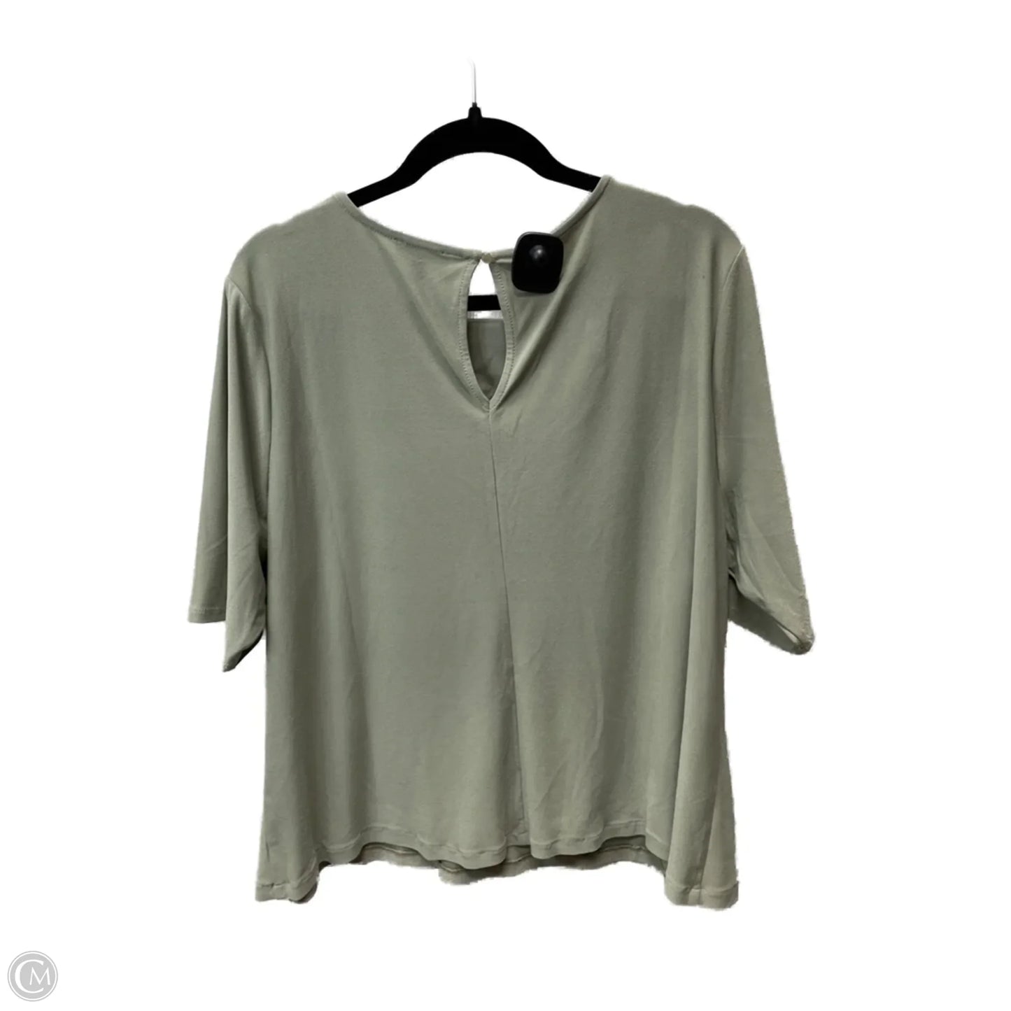 Top Short Sleeve By Auw In Green, Size: 2x