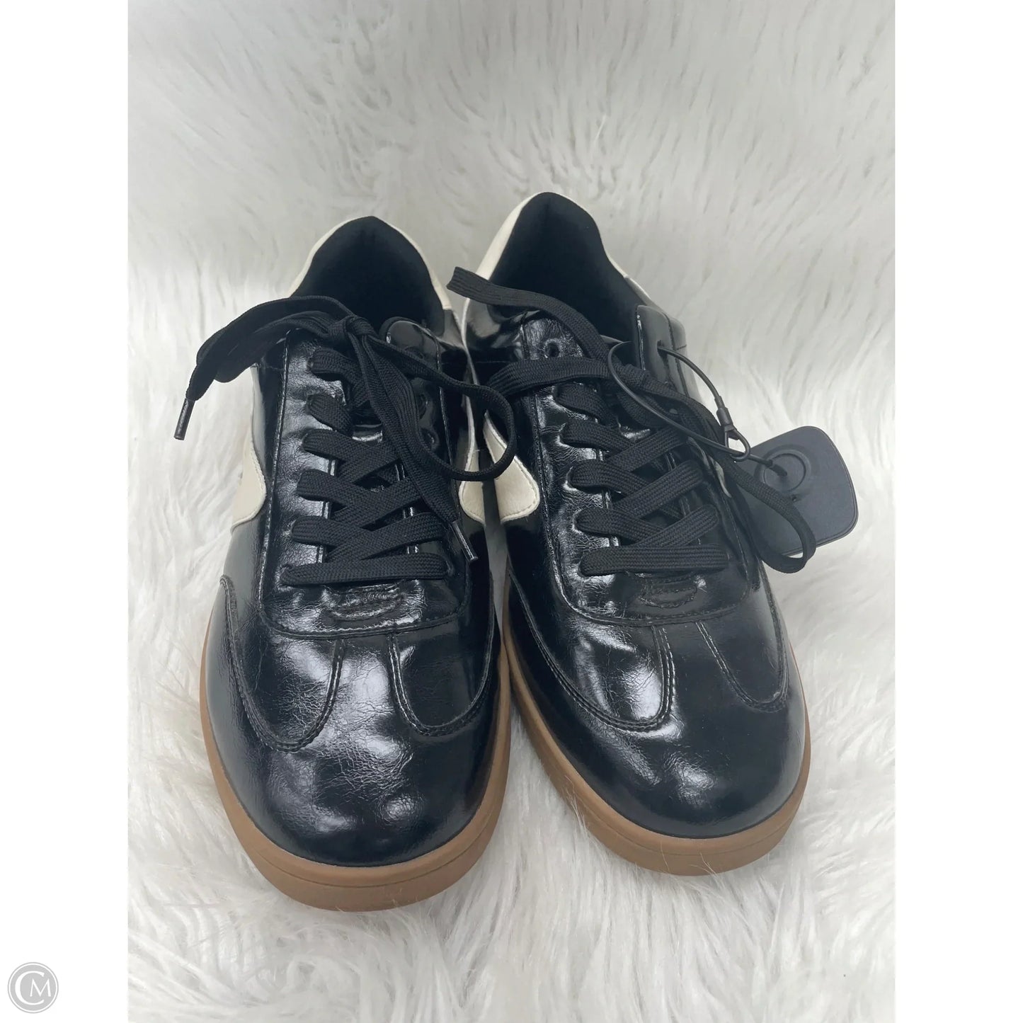 Shoes Sneakers By Dolce Vita In Black & Cream, Size: 10