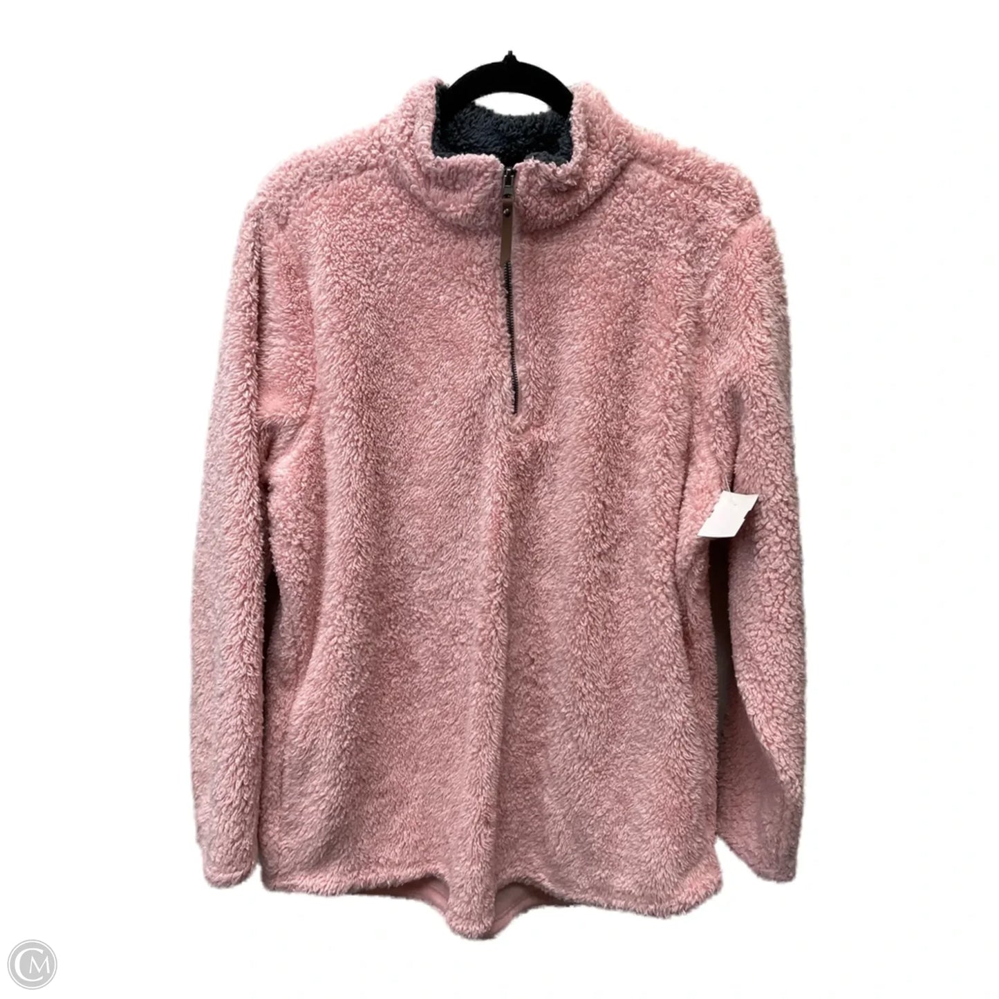 Jacket Faux Fur & Sherpa By Clothes Mentor In Pink, Size: Xl