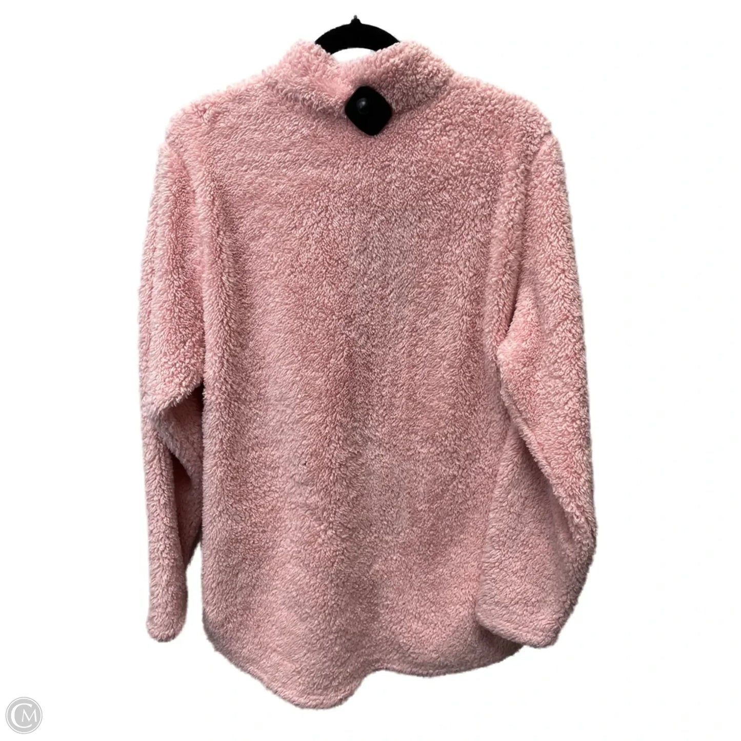 Jacket Faux Fur & Sherpa By Clothes Mentor In Pink, Size: Xl