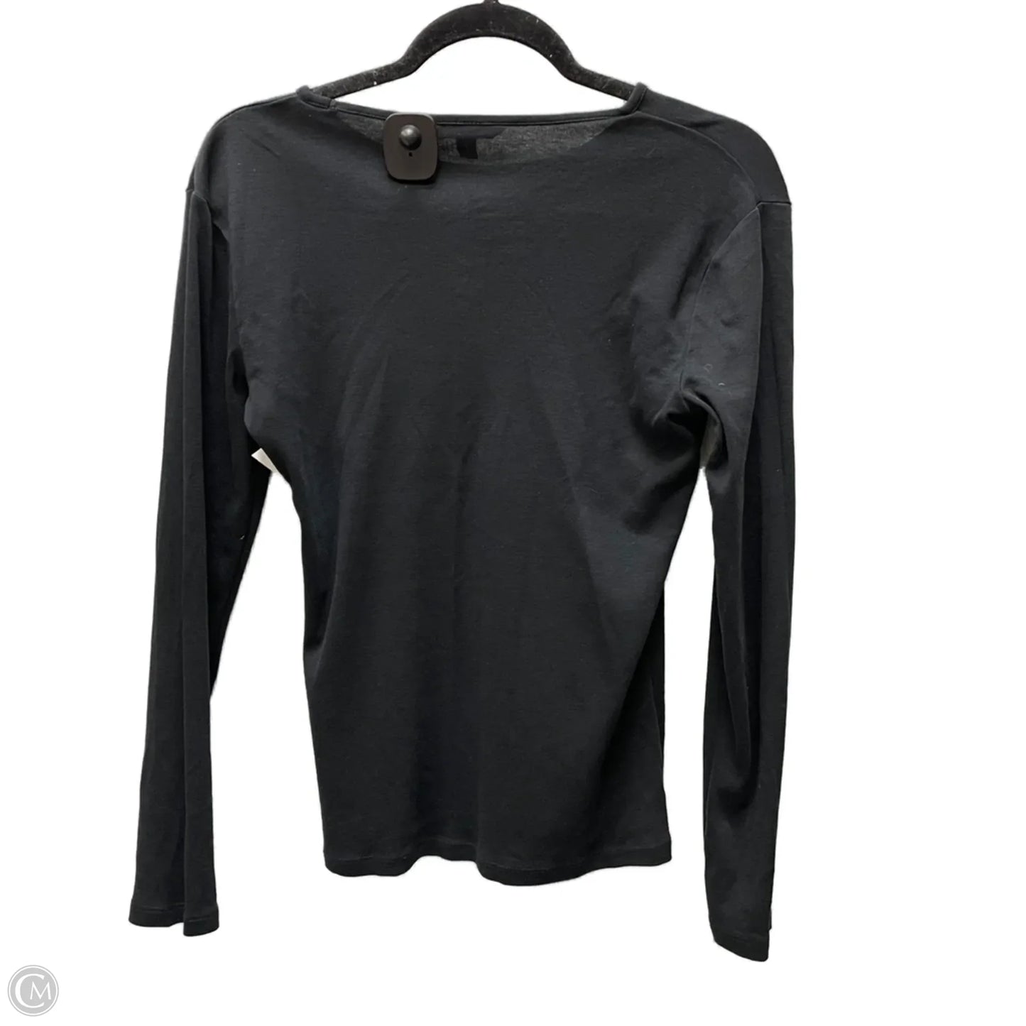 Top Long Sleeve By Lauren By Ralph Lauren In Black, Size: L
