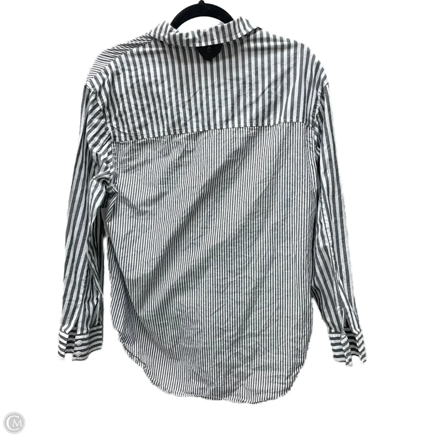 Top Long Sleeve By Pistola In Striped Pattern, Size: S