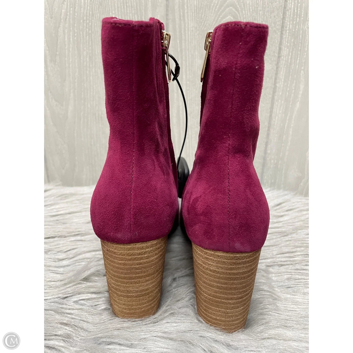 Boots Ankle Heels By Sam Edelman In Purple, Size: 8
