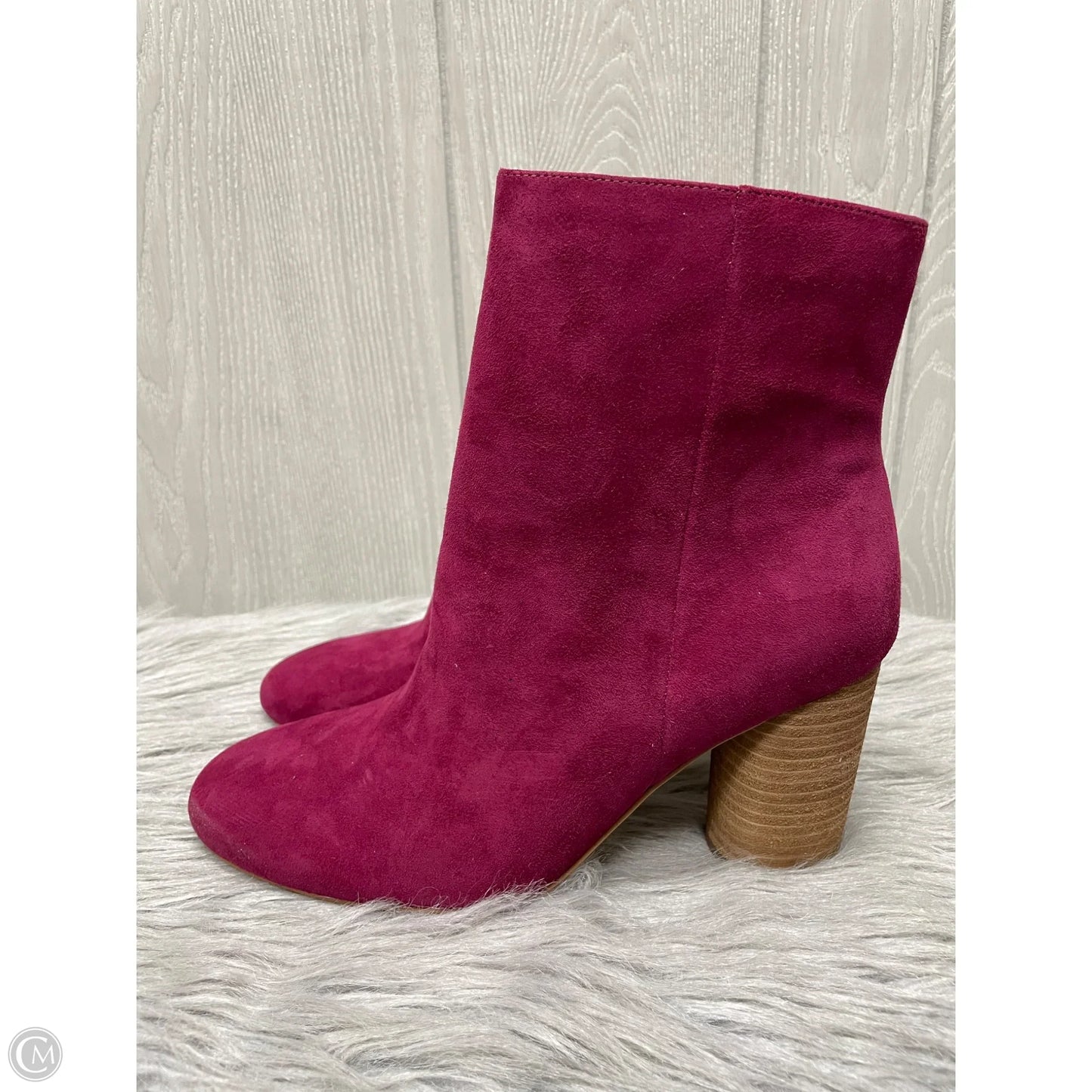 Boots Ankle Heels By Sam Edelman In Purple, Size: 8