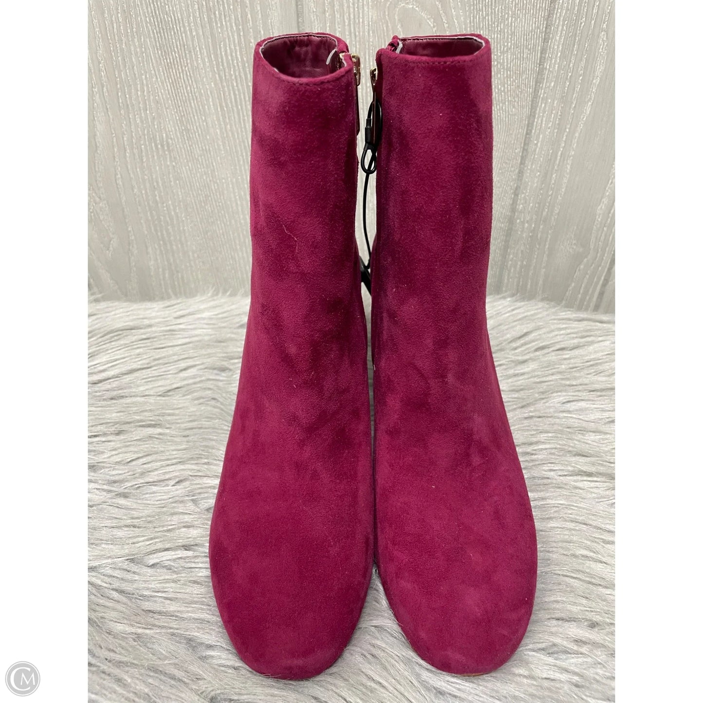 Boots Ankle Heels By Sam Edelman In Purple, Size: 8