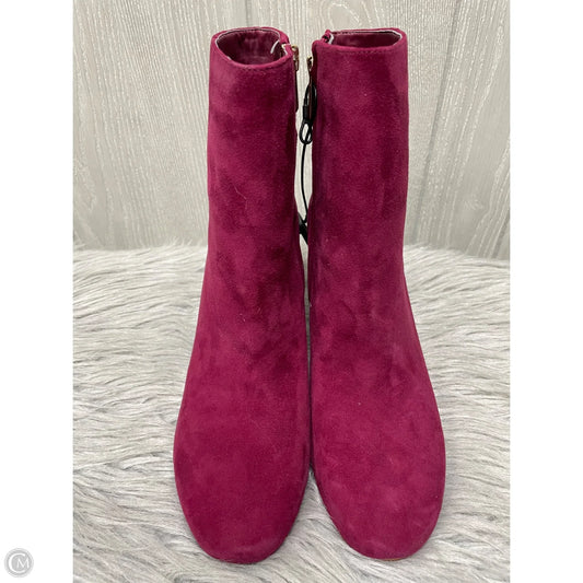 Boots Ankle Heels By Sam Edelman In Purple, Size: 8