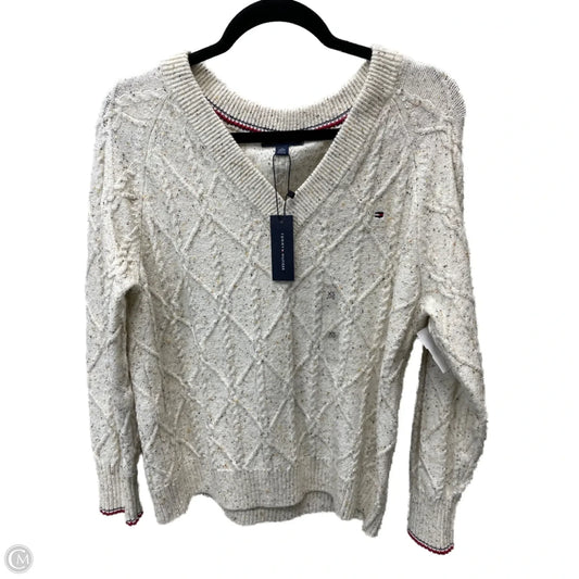 Sweater By Tommy Hilfiger In Cream, Size: Xs