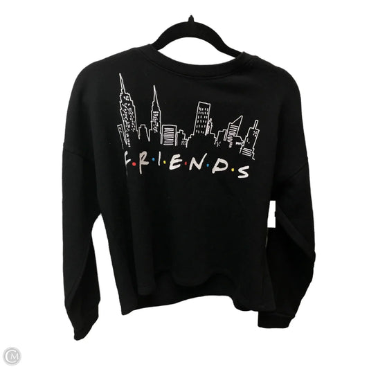 Sweatshirt Crewneck By Clothes Mentor In Black, Size: M